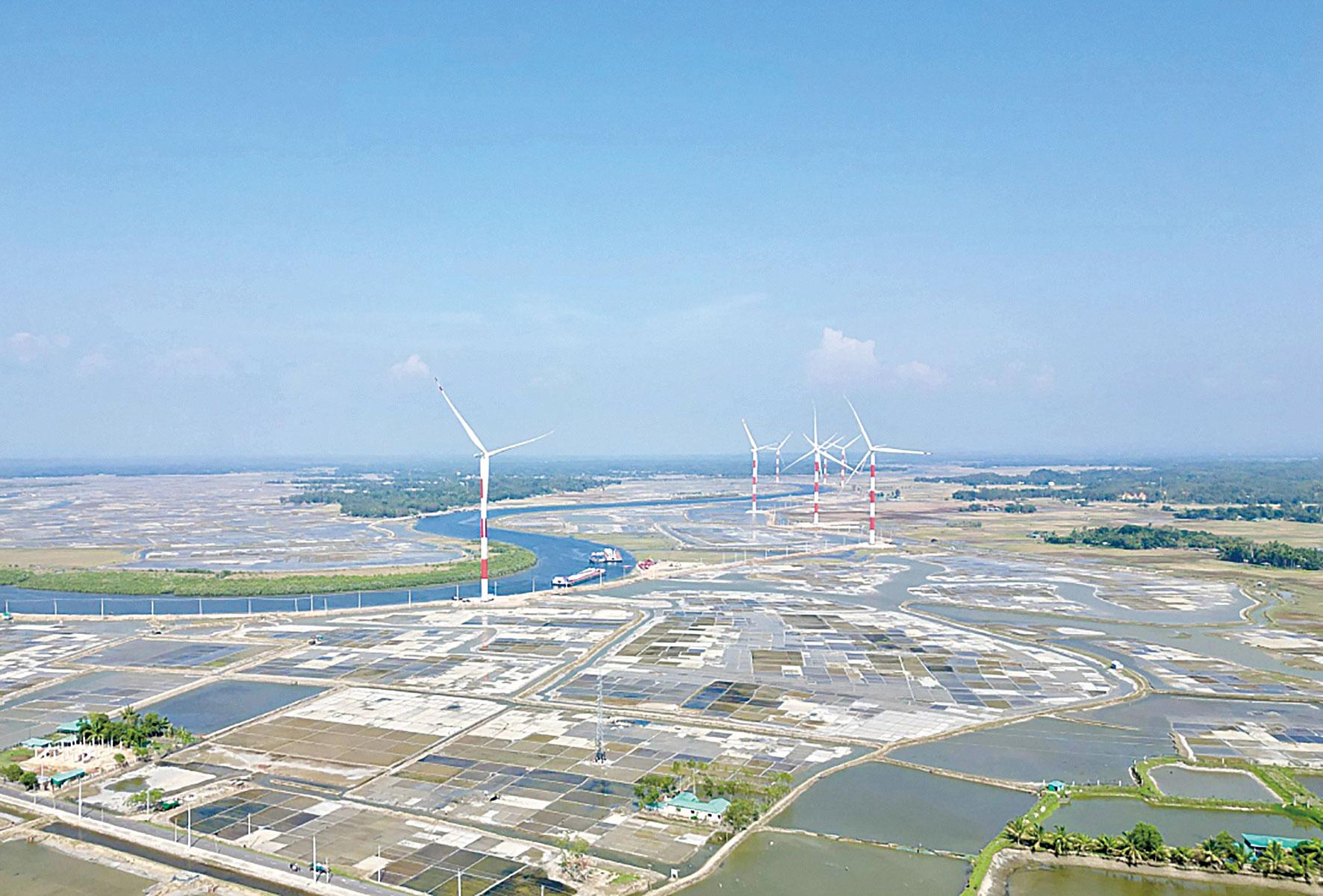 孟加拉国科巴风电场 （中国电建供图）