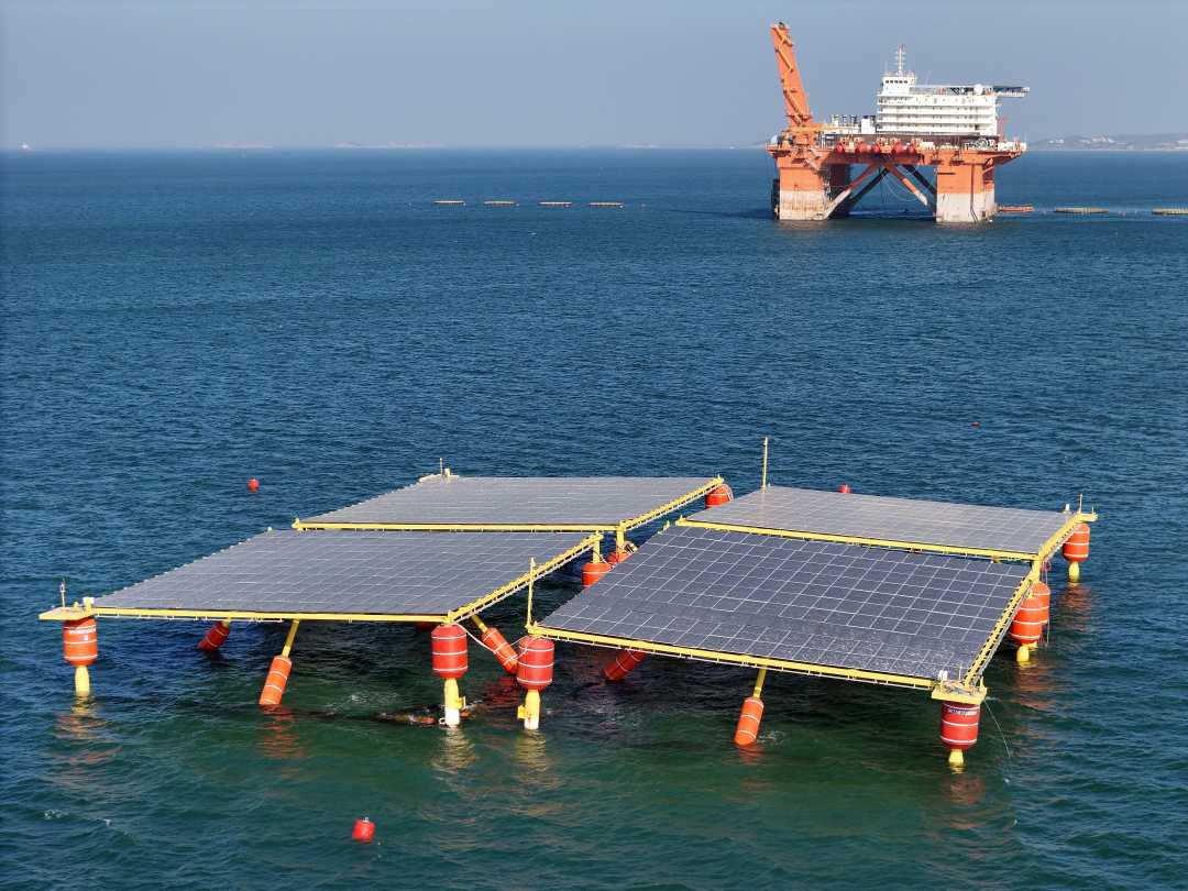 烟台:半潜式海上漂浮式光伏发电平台完成性能验证_新浪财经_新浪网