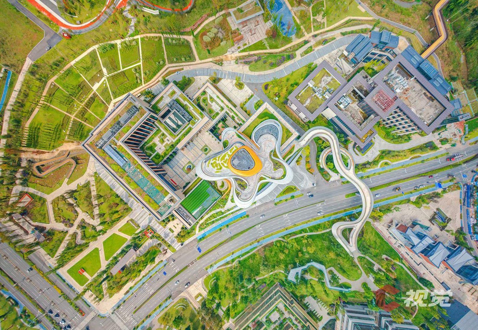 c视觉·航拍四川99丨成都东部新区:奋进之力构建生态新画卷_新浪
