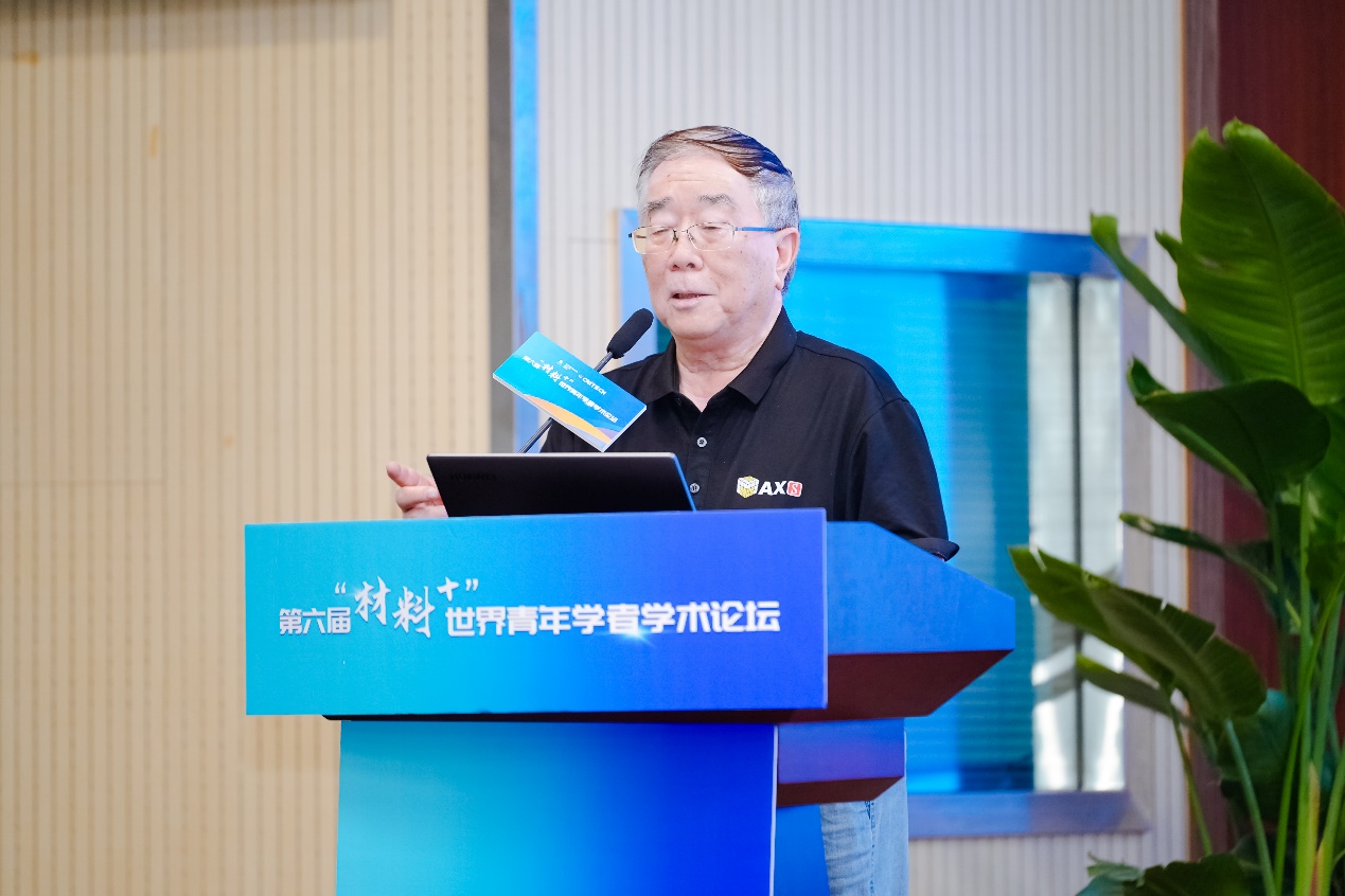 中国科学院院士柴之芳做报告.宁波材料所供图