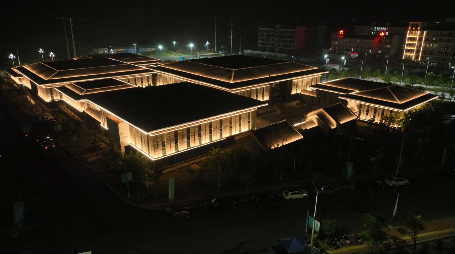 客家方形围屋建筑形式的博白县客家书香小镇彰显客家风情