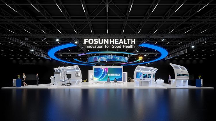 今年进博会展台效果图