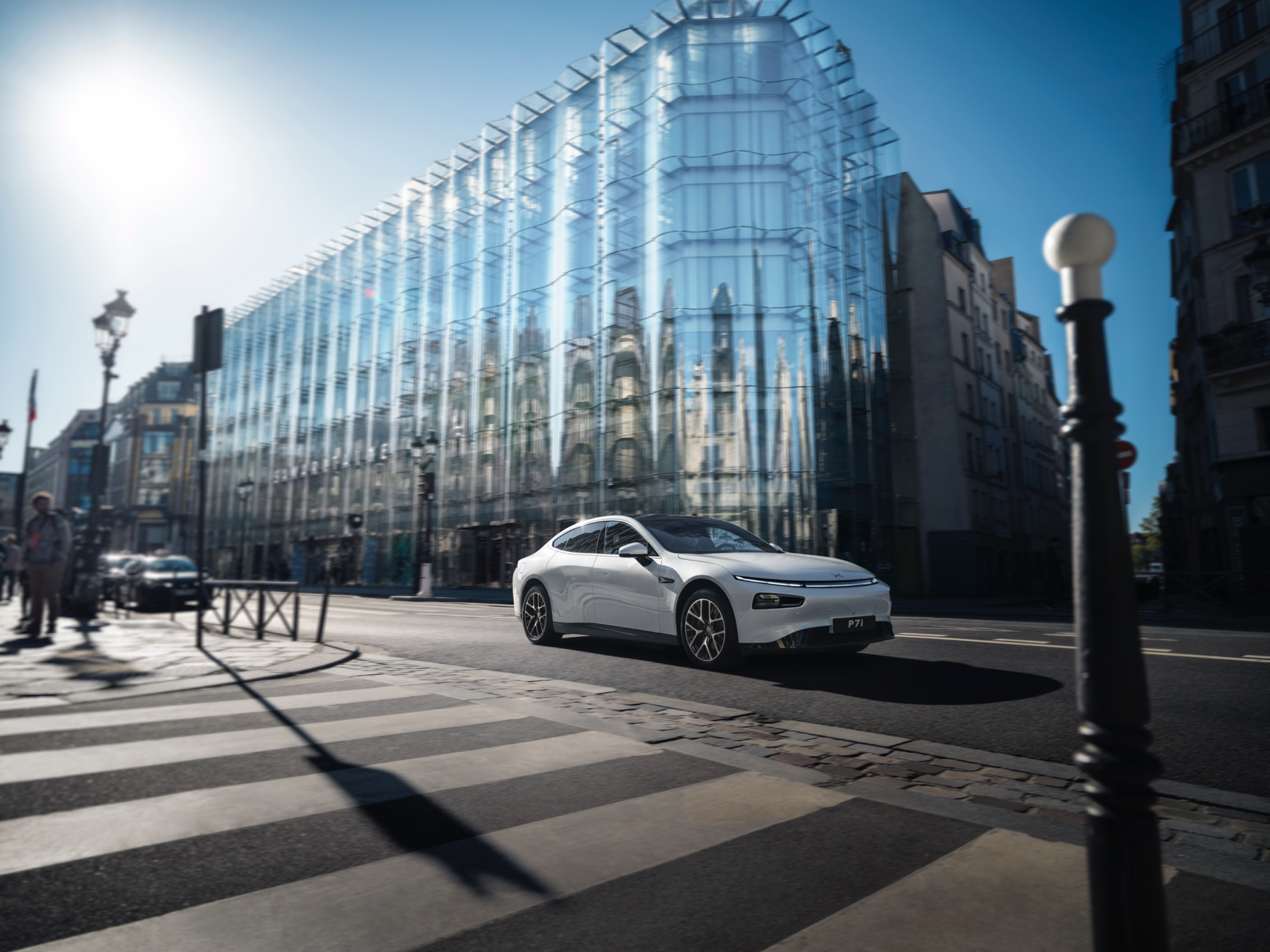 小鹏P7i 550版。 小鹏汽车供图 华龙网发