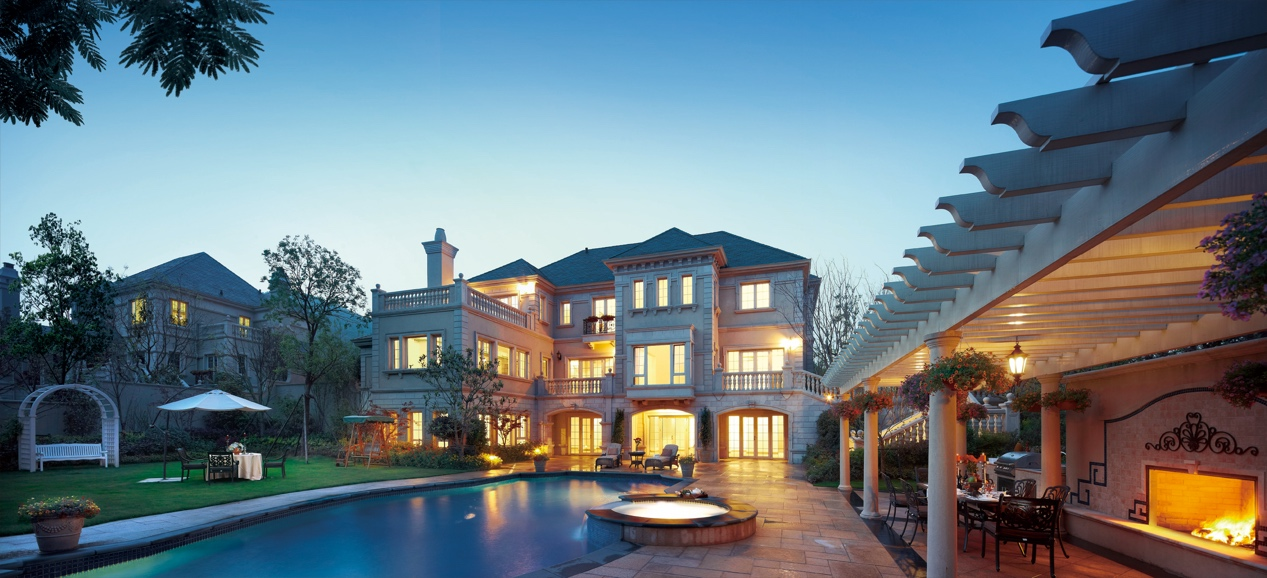 绿城玫瑰园实景图