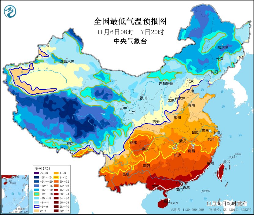 中央气象台:天气公报(2023年11月06日)_新浪财经_新浪网