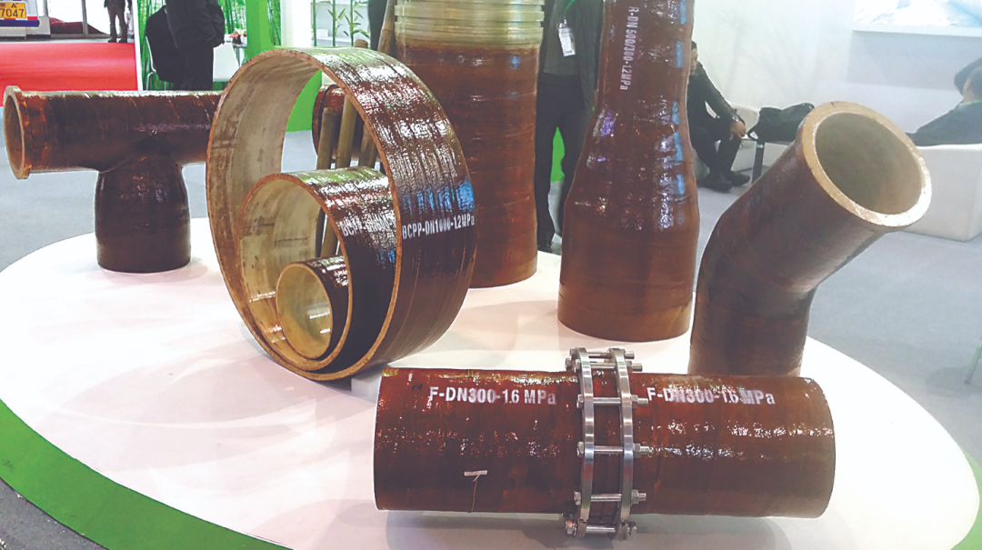 竹质缠绕复合压力管道