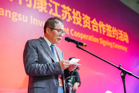 阿斯利康全球执行副总裁,国际业务及中国区总裁王磊.受访者供图