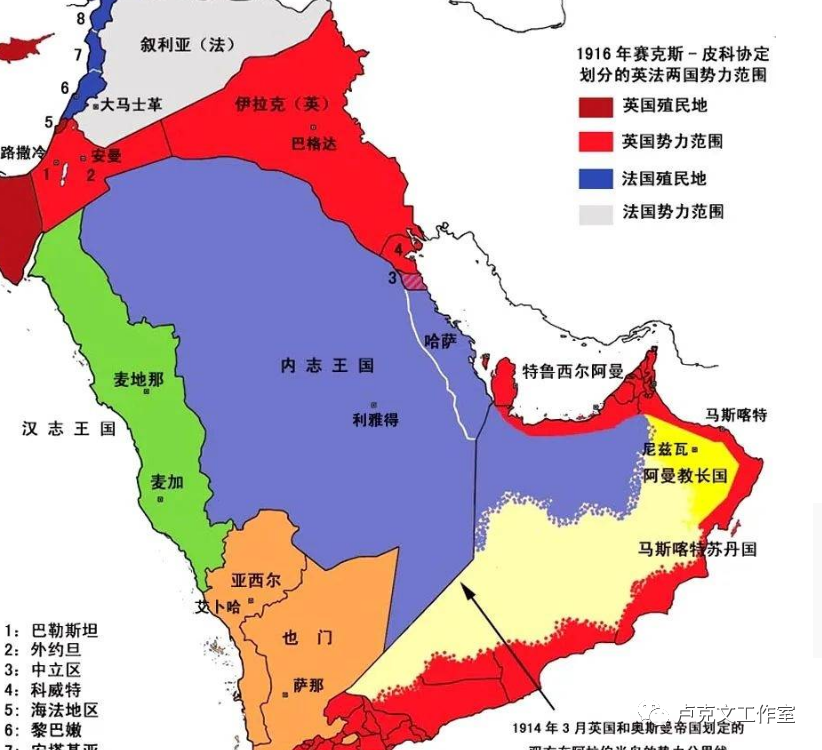阿勒哈利法家族,阿勒萨尼家族,最后沙特也没法统一阿拉伯半岛,今天
