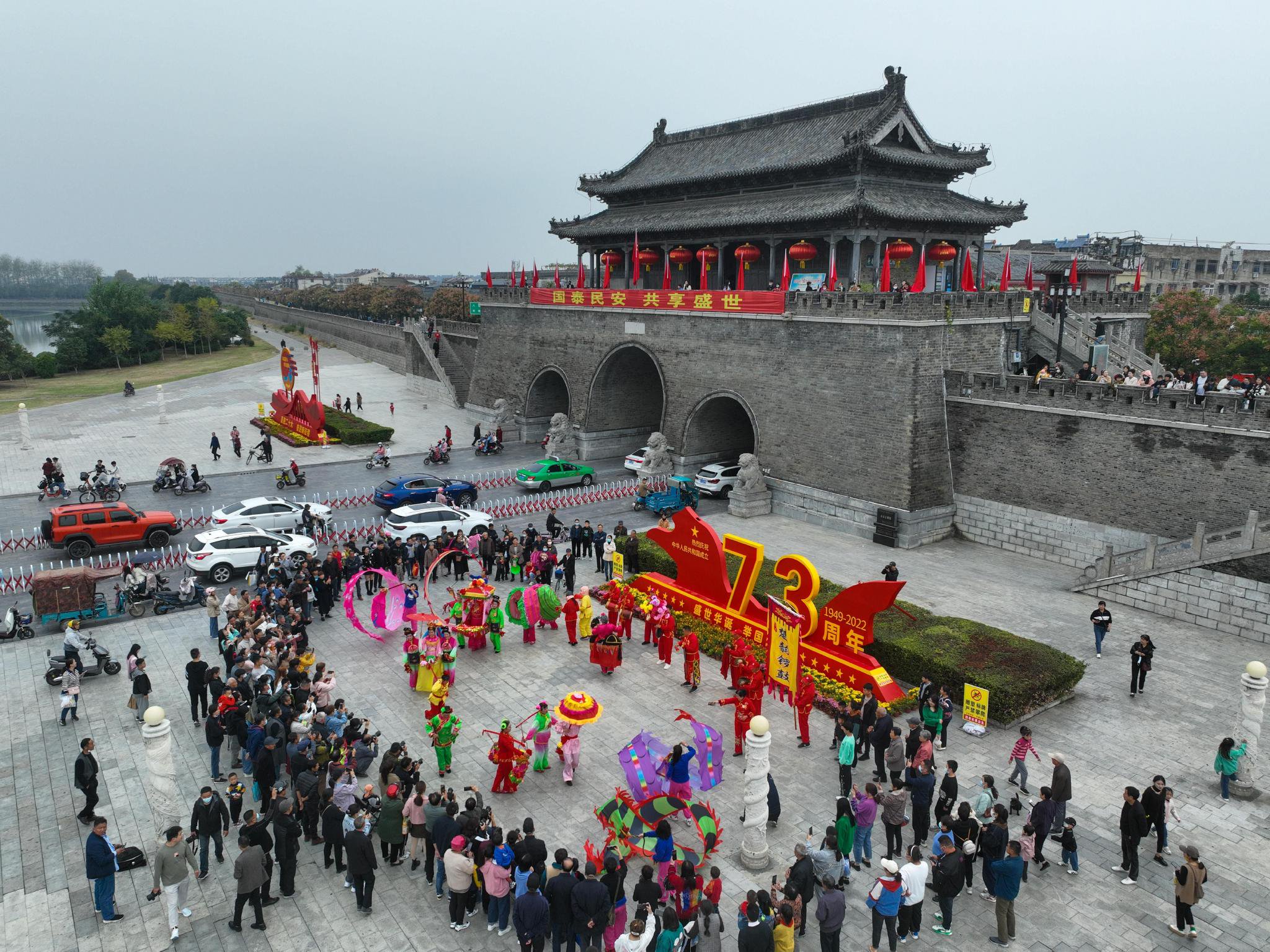 古城寿县.(资料图片) 本报记者 李 博 摄