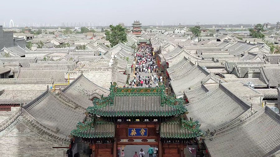 图为太原市晋源区古县城.马杰摄