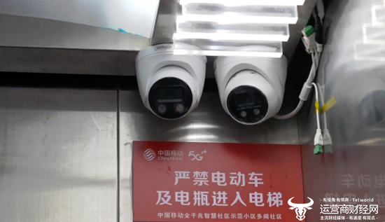 (多闻社区电梯内ai摄像头防止电动车入户)