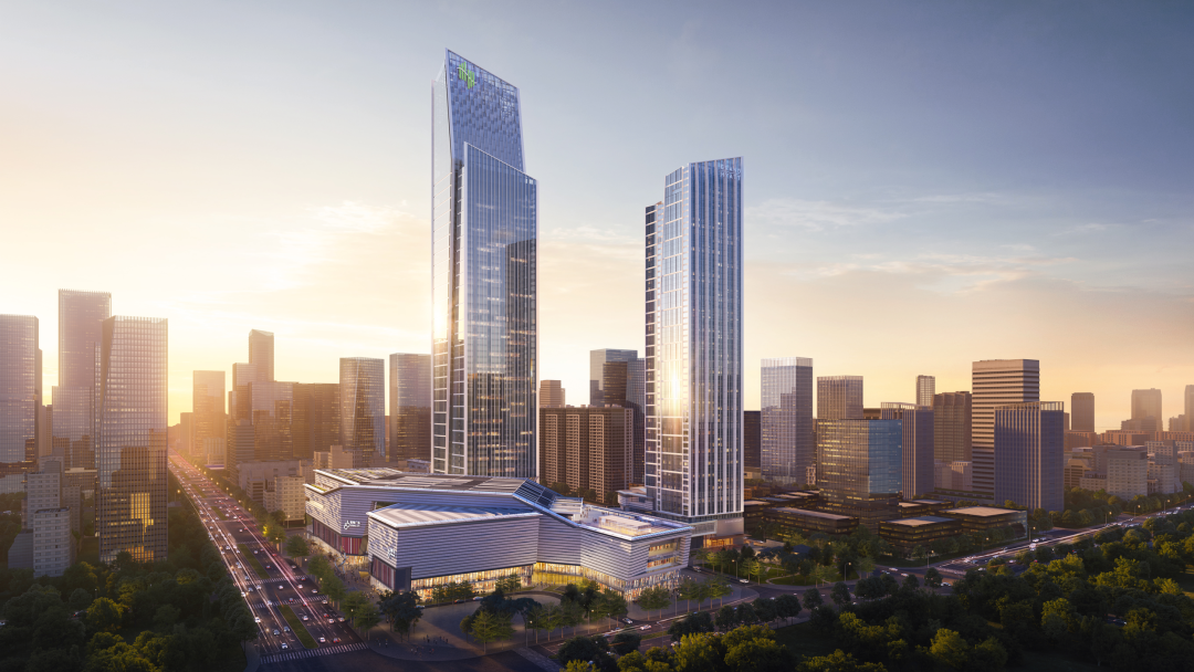 "昆明君悦居"与昆明恒隆广场以及周边环境融合为生活,社交,商务,自我