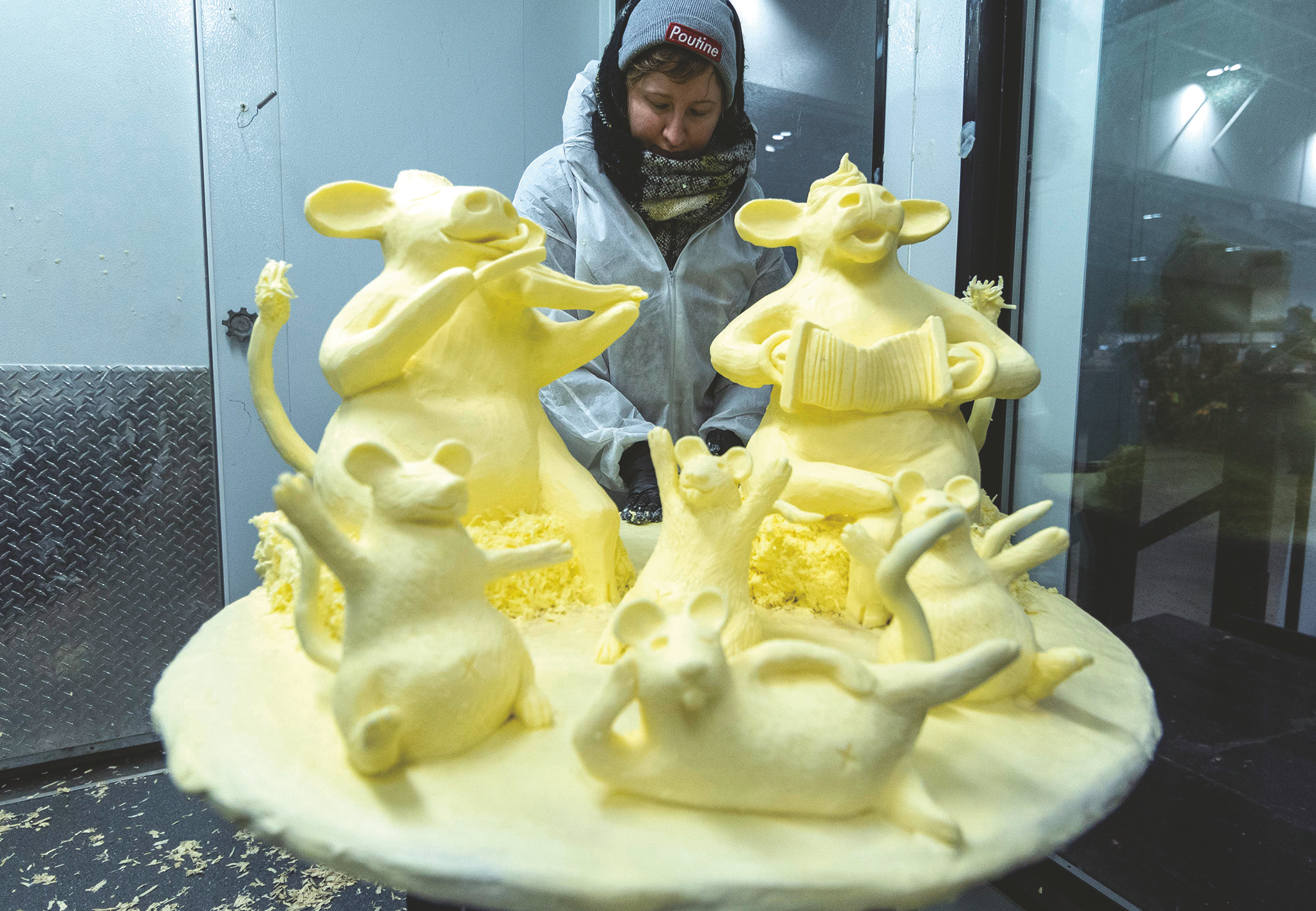 加拿大 "雕刻"黄油|博览会_新浪财经_新浪网