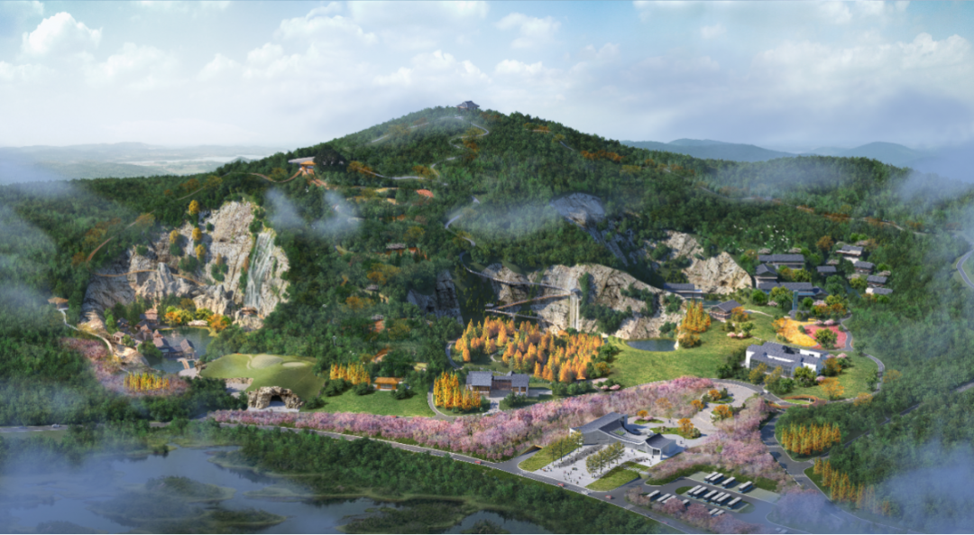 效果图黄龙洞景区开发建设是全市城市品质提升的重要文旅项目,也是"