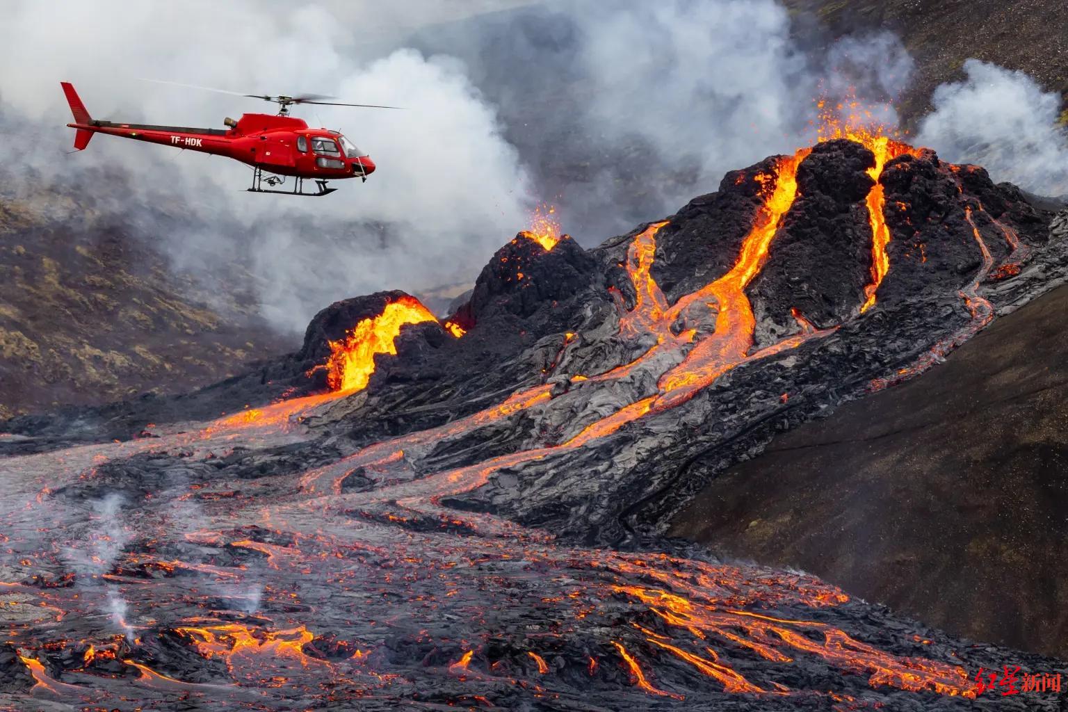 ▲2021年3月，法格拉达尔火山爆发