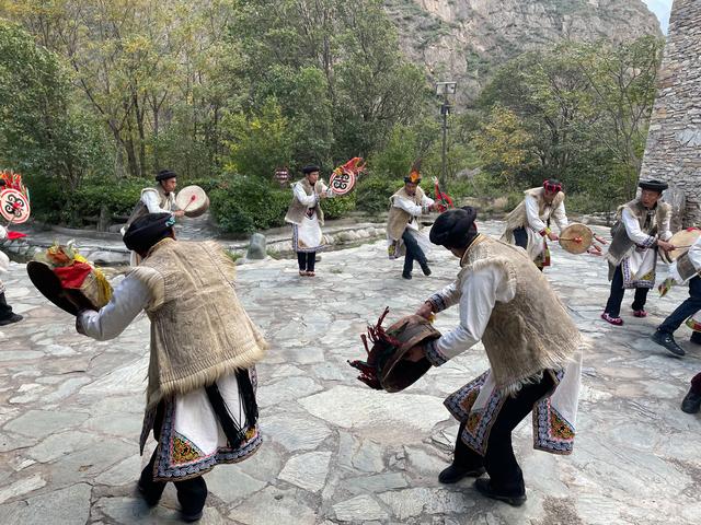 羊皮鼓舞.新京报记者 熊丽欣 摄