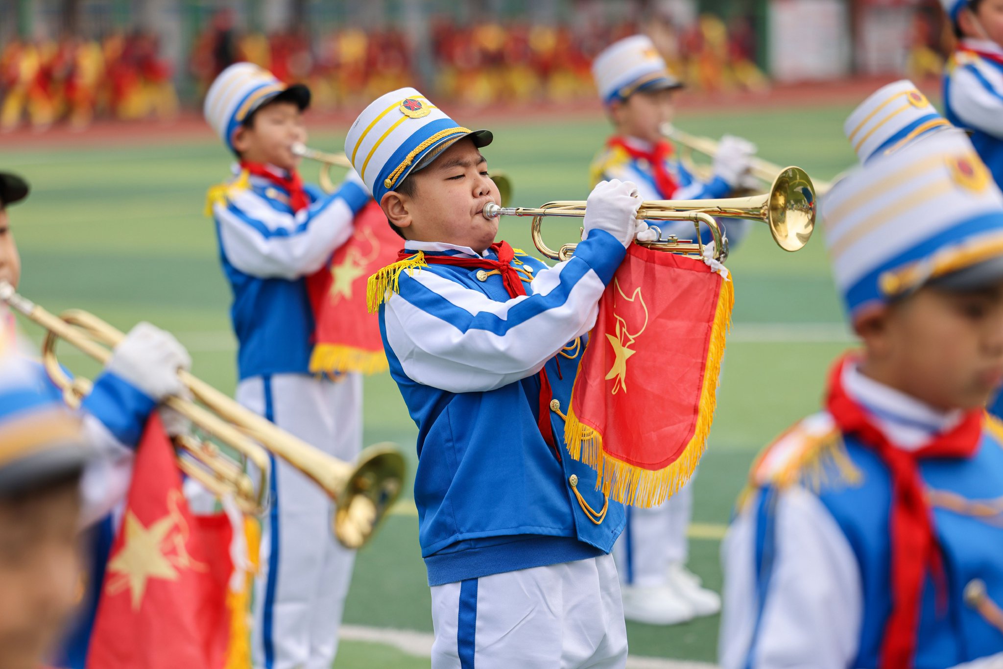 湖北樊城:红心少年 鼓号铿锵|湖北省_新浪财经_新浪网