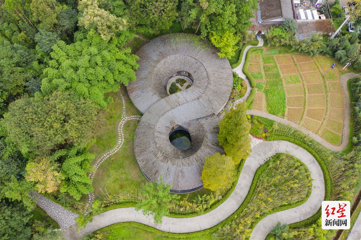 道明竹艺村竹里建筑.图据:视觉中国