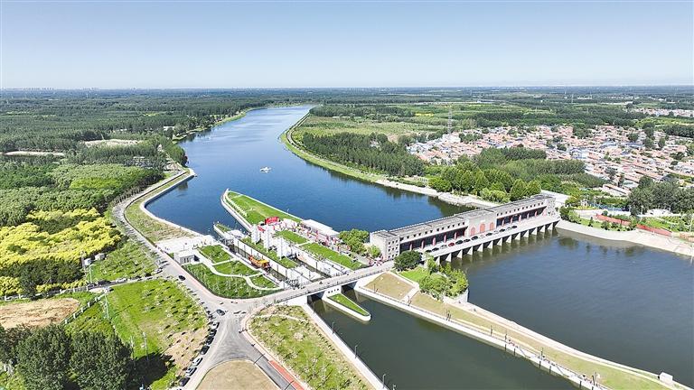 图为京杭大运河香河段.本报记者 贾珺 摄