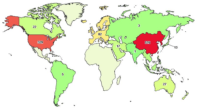 图 car-t注册临床全球地图(来源:clinicaltrials.gov)