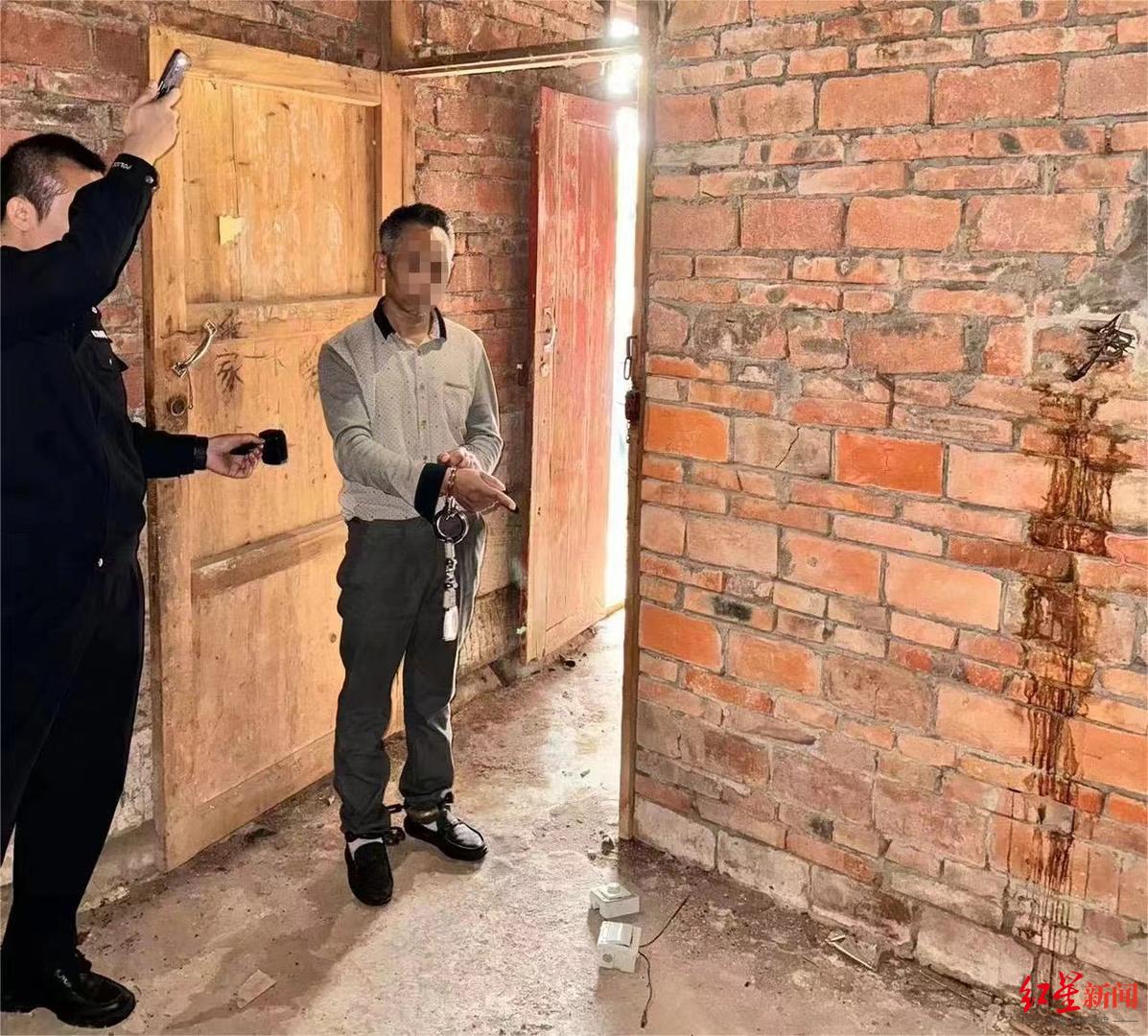 黄某全指认现场