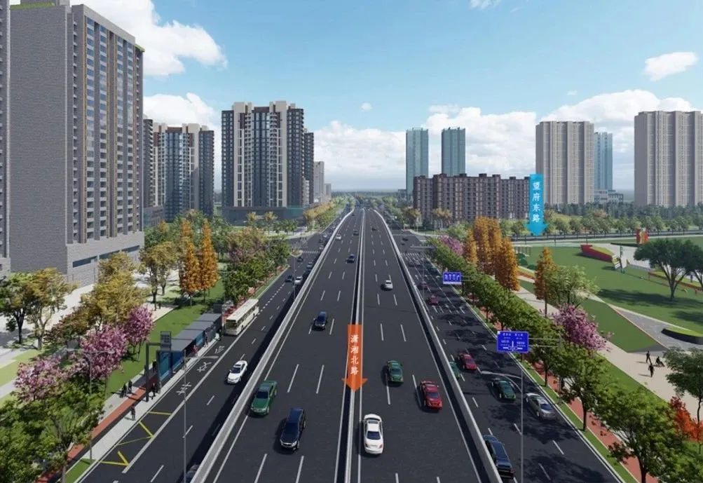 长沙这条主干道快速化改造,来看效果图→|长沙市_新浪财经_新浪网