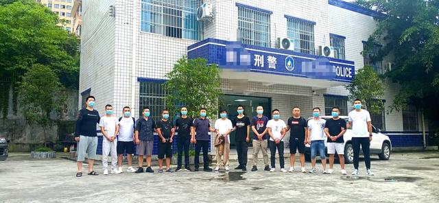 抓捕现场(南充公安供图)