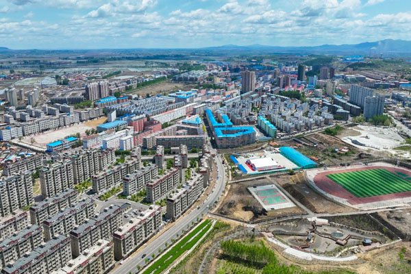 黑龙江省鸡东县城区一角.(受访者供图)