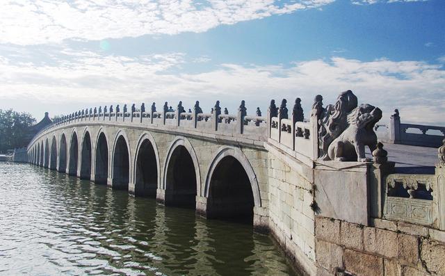 颐和园十七孔桥.图/颐和园官方网站