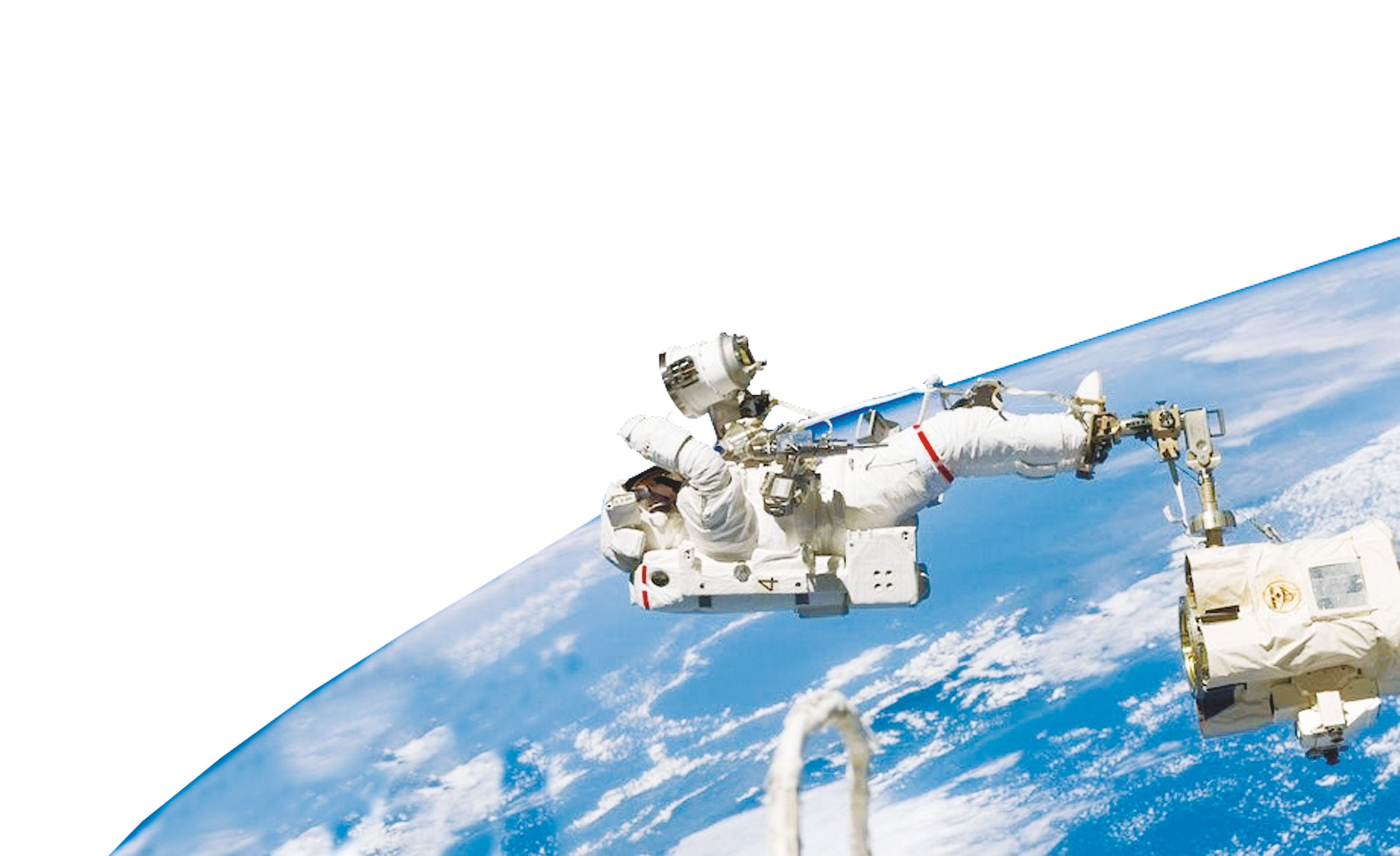 美国宇航员太空行走时失手"丢包"|太空_新浪财经_新浪网