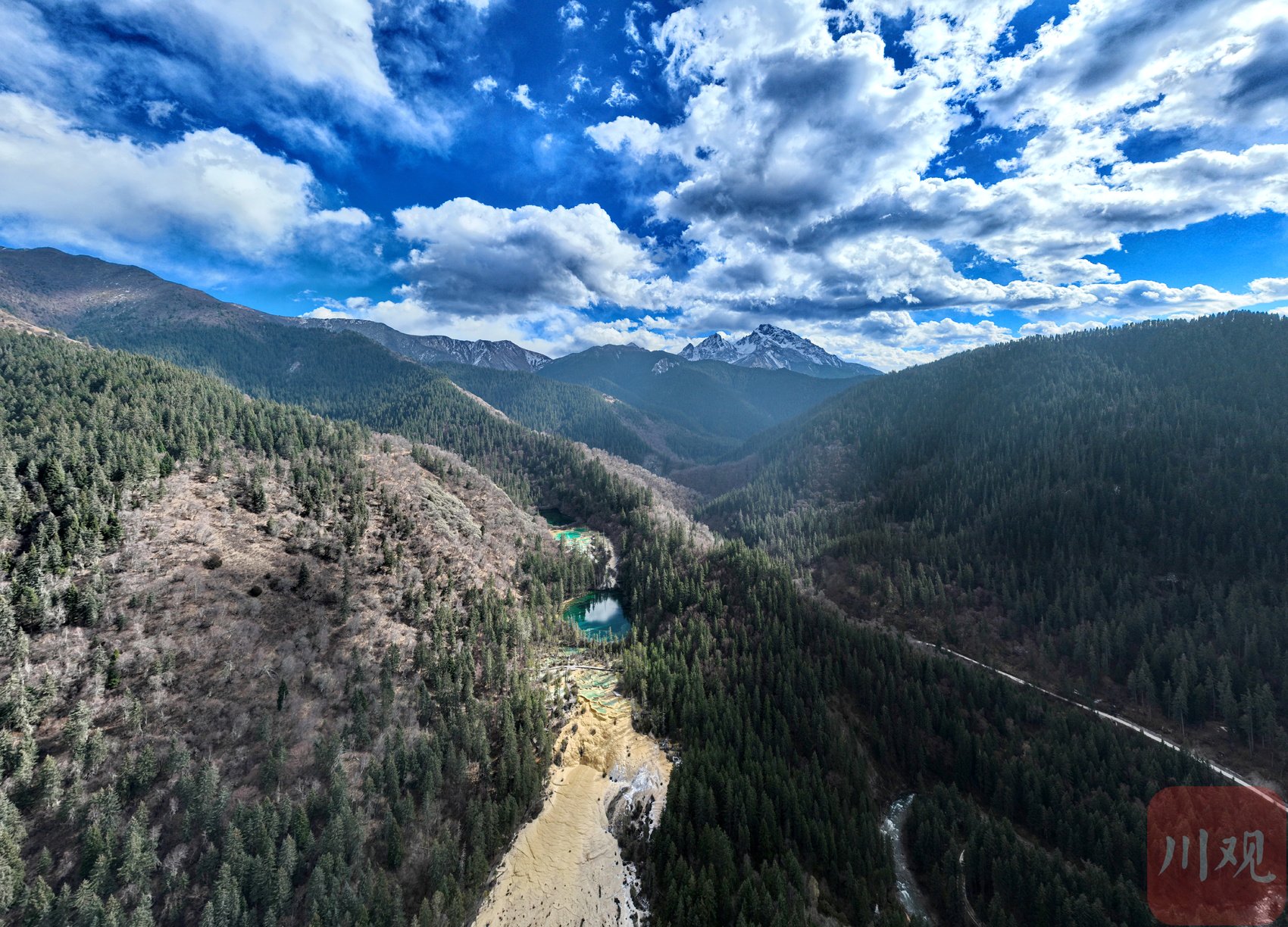 c视觉·云游天府98|初冬时节 九寨沟县境内处处风光美|云海_新浪