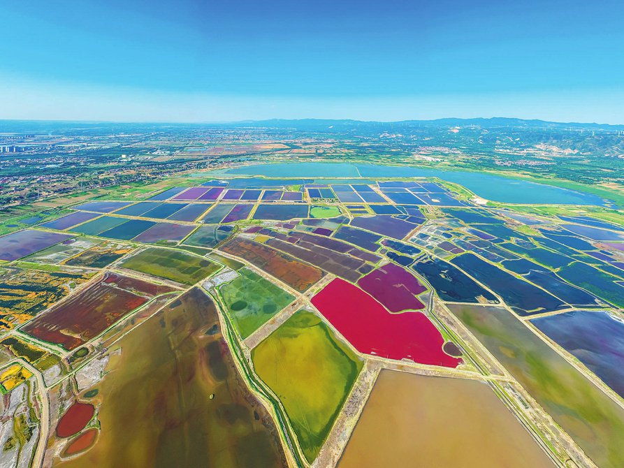 图为运城盐湖.闫鑫摄