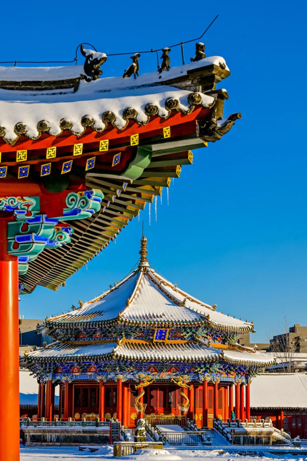 雪后的沈阳故宫.沈阳故宫博物院供图.