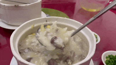 鹅汤锅边糍.李雪妍 摄