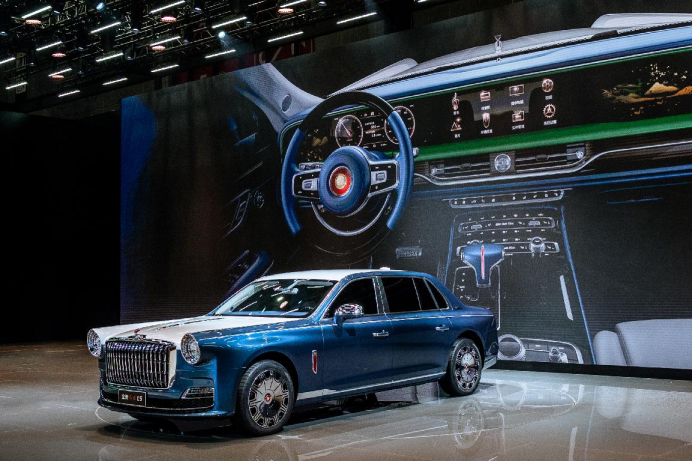 2023年,全新红旗l5与公众见面,更深刻的结合与运用了中国风韵.