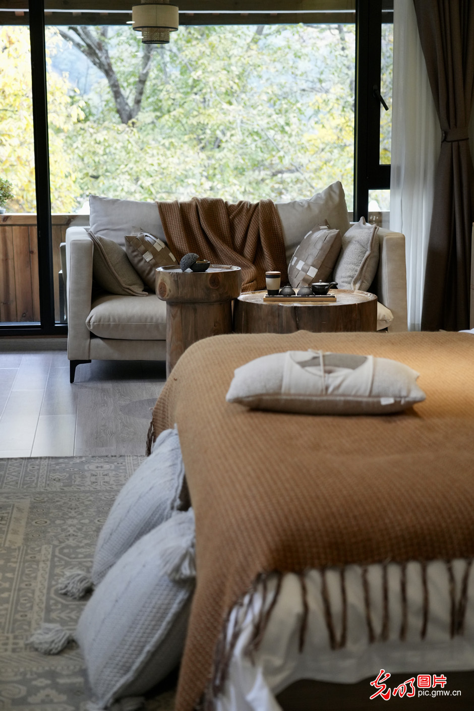 2023年11月17日,云南维西县塔城镇启别村民宿.