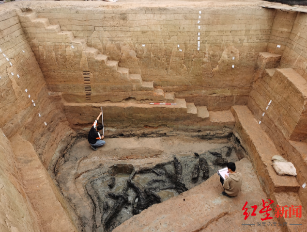 莲花坝遗址考古发掘现场