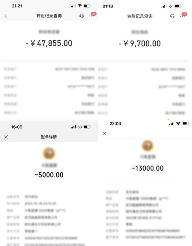 有一天,王某发来一张全英文的银行转账截图,称自己给罗女士转了1万
