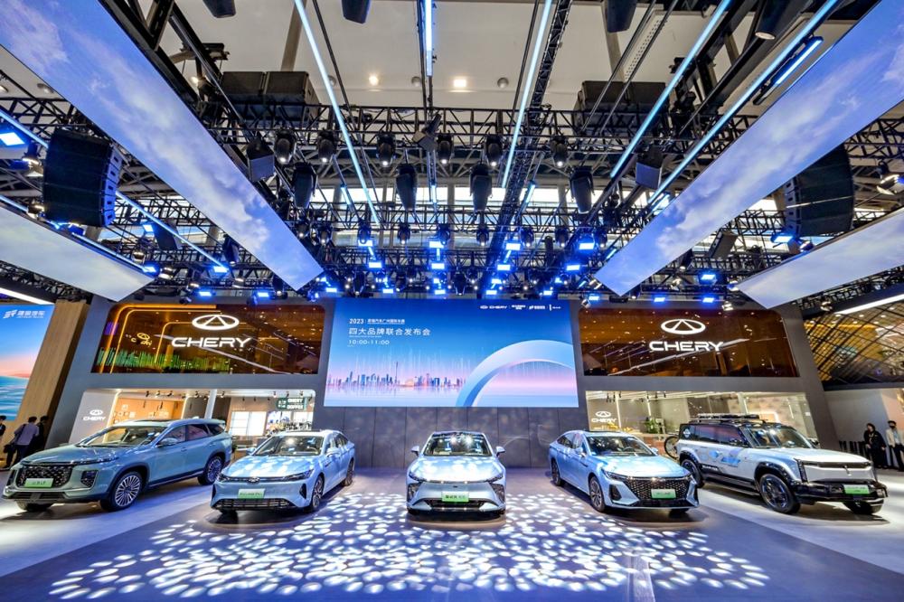 广州车展丨电动化攻势加速 ：奇瑞四大品牌、16款新能源车型亮相 