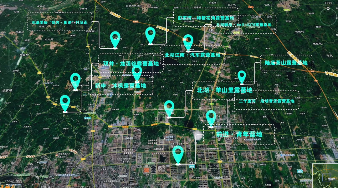 羊山新区露营地图发布!|信阳市_新浪财经_新浪网