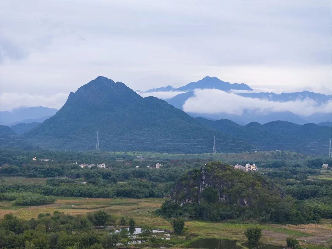 2023年11月14日,英德市石门台保护区山峰云雾缭绕.
