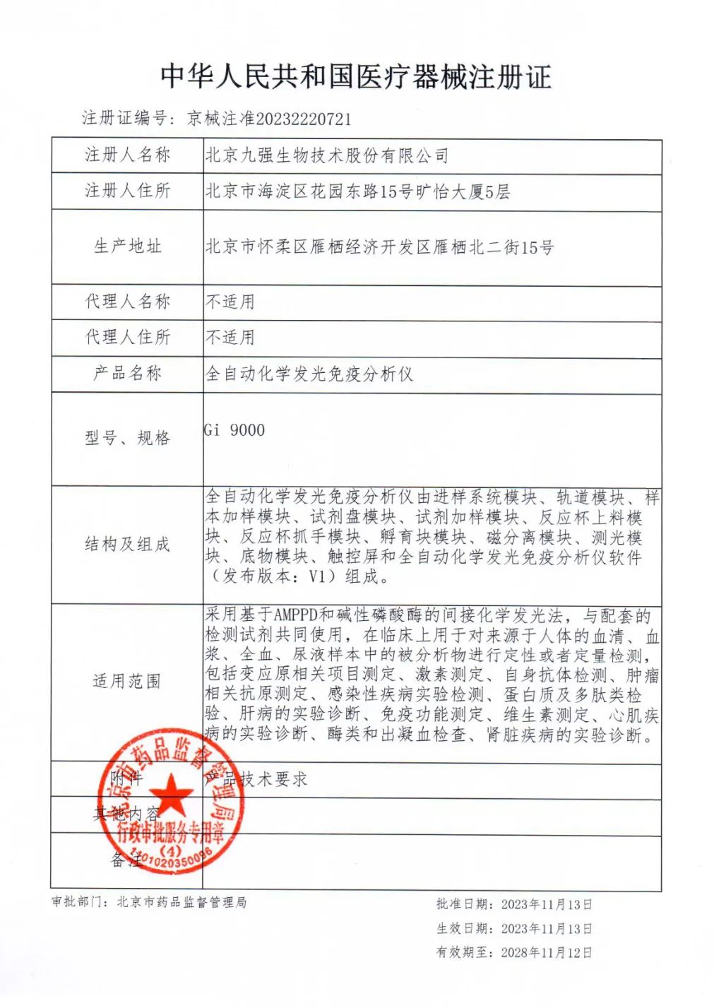 九强生物全自动化学发光免疫分析仪再添新成员!