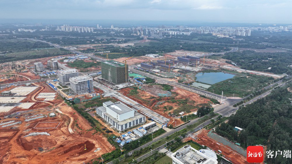 俯瞰海南文昌国际航天城.记者 郑光平 摄