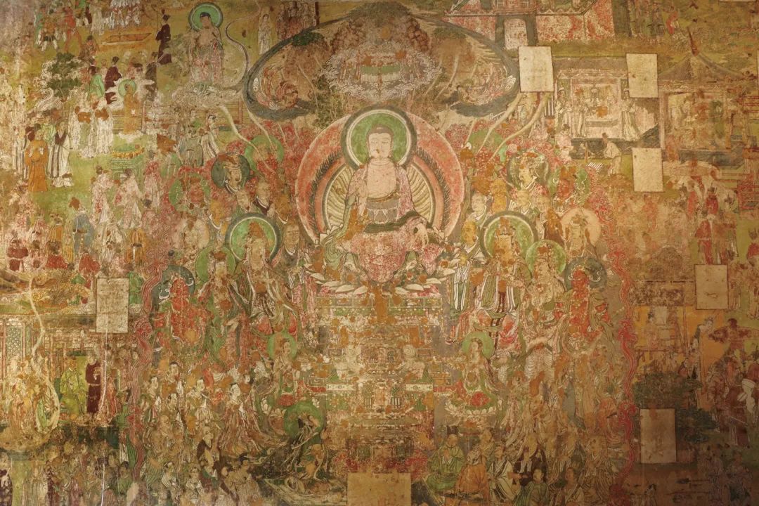 山西高平开化寺壁画,是我国现存面积最大的宋代壁画,被称为壁画界的"