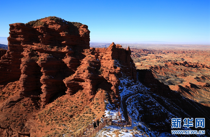 大美甘肃|甘肃张掖:丹霞披"纱"景色美