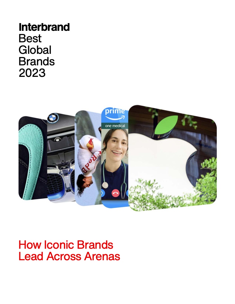 Interbrand：2023全球最佳品牌排行榜