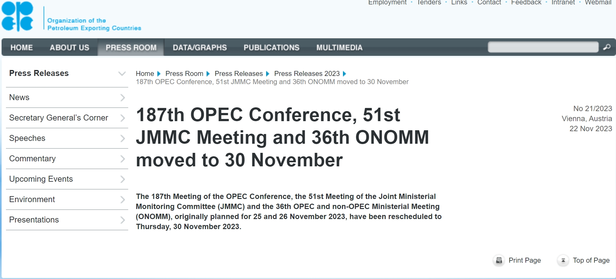 （来源：OPEC）