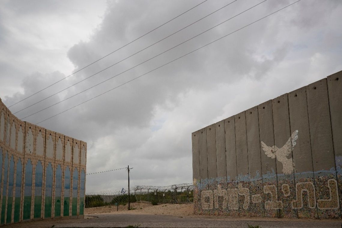 以色列隔离墙图片