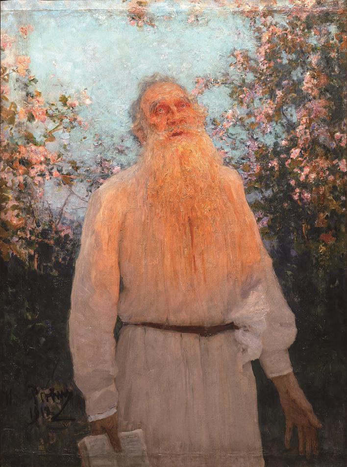 走近列宾笔下的托尔斯泰