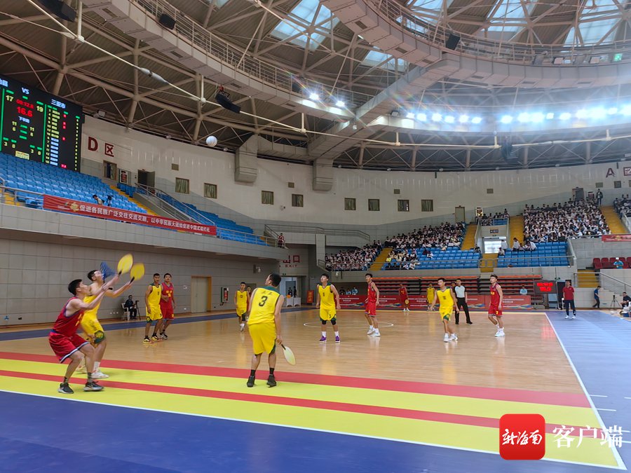 珍珠球项目比赛现场.记者 胡丽齐 摄